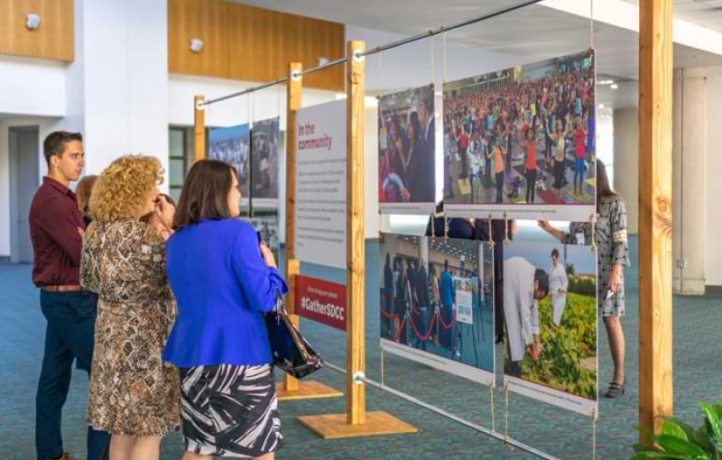 Convention Center Unveils Art Exhibit and Honors Team at 30th Anniversary Celebration